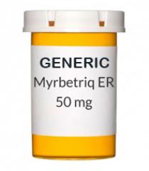 Generic Myrbetriq Er (tm) 50 mg (60 Pills)
